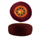 Preview: Dharma coussin de méditation bouddhiste. rouge