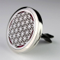 Preview: Diffuseurs air parfumé Flower of Life acier inoxydable Ø 38 mm