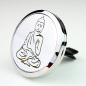 Preview: Duft-Luft-Stick Buddha Edelstahl Ø 38 mm