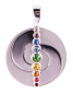 Preview: Chakra Balance Anhänger mit Swarovski Elements