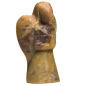 Preview: Statuette ange stéatite couleur naturelle - 12,5 cm