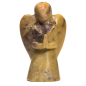 Preview: Statuette ange stéatite couleur naturelle - 12,5 cm