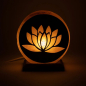 Preview: Lampe à sel Lotus avec câble et LED !!! Seulement 1 article !!!