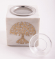 Preview: Lampe aromatique "Tree of Life" avec passoire carrée en marbre 2 en 1 vase