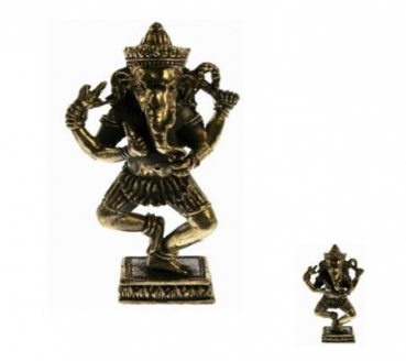 Laiton Ganesha 8cm 4armig danse