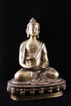 Amitabha Bouddha en laiton