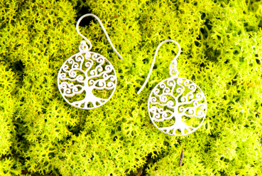 Boucles d'oreilles Yggdrasil, Arbre de vie - Kopie