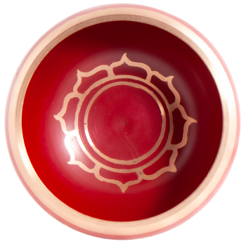 Bol chantant lotus, rouge