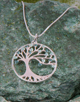 Pendentif Yggdrasil avec chaîne de 50 cm - Kopie