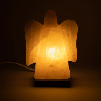 Lampe à sel ange avec câble et LED