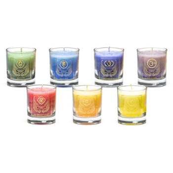 Set de 7 bougies votives archange parfumées FairTrade