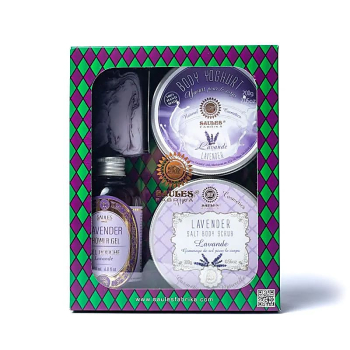 Coffret cadeau de luxe à la lavande