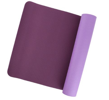 Yogamat 100% TPE 5mm, violett·blau mit 1 Jahr Garantie!