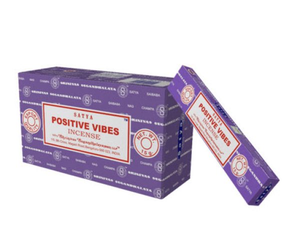 Räucherstäbchen Satya Nag Champa - Positive vibes (Inhalt: 15 Gramm)