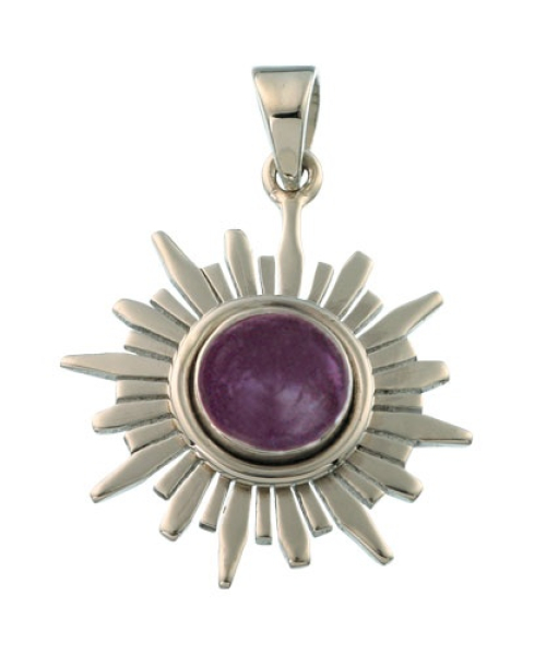 Pendentif Chakra, la couronne m. améthyste