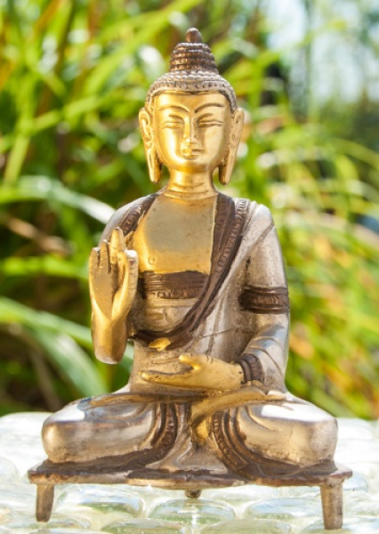 Kanakamuni Buddha sitzend ca. 13 cm