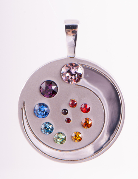 Chakra Power Anhänger mit Swarovski Elements