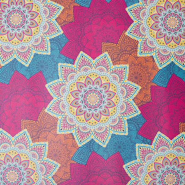 Papier cadeau Mandala 3 feuilles