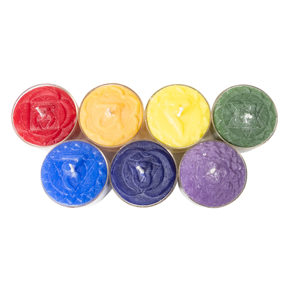 Chakra Relief Duft Teelicht (7 div.) Geschenkpackung