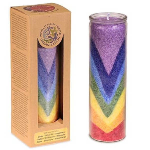 Bougie parfumée Stearin rainbow valley